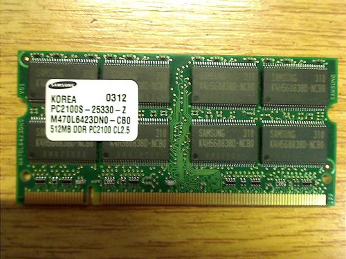 512MB Ram DDR PC2100 Acer TravelMate 800LCi ZG1S