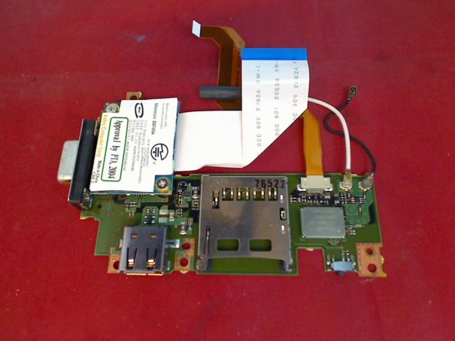 VGA USB SD Card Reader Modem Board & Kabel Cable Fujitsu Lifebook P1510 WB2