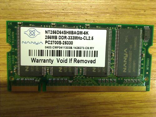 256MB DDR Ram PC2700 333MHz Acer Aspire 1350 ZP1 1355LC