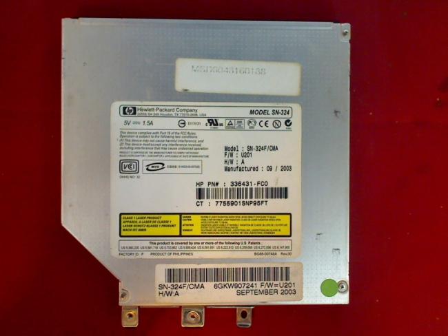 DVD-ROM & CD-R/RW SN-324 IDE mit Halterung ohne Blende HP ZE4300 ze4356ea