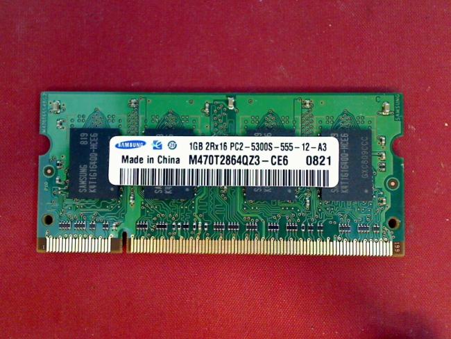 1GB DDR2 PC2-5300S Samsung SODIMM Ram Arbeitsspeicher FS Lifebook S7110