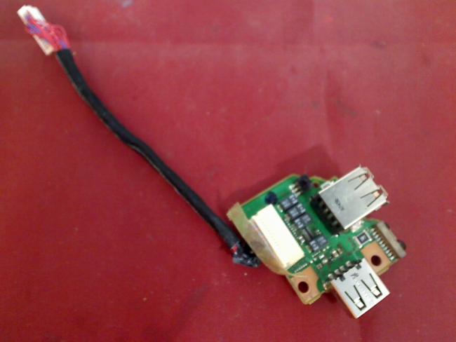 USB Port Buchse 3-FacH mit Kabel Cable Fujitsu Lifebook S7110