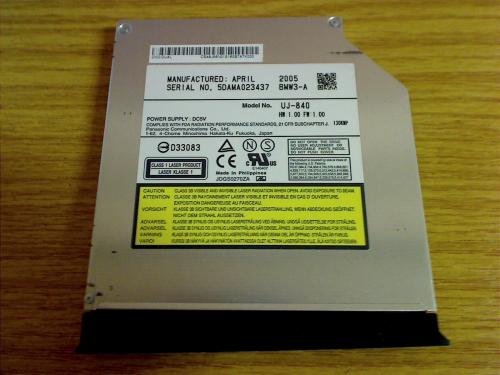 DVD Brenner Laufwerk IDE UJ-840 incl. Blende aus Medion MD 95800