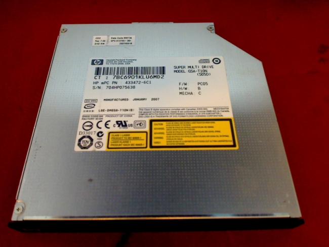 DVD Brenner GSA-T10N mit Blende & Halterung HP Compaq nx7400