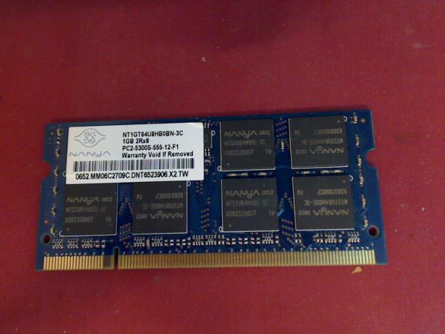 1GB DDR2 PC2-5300S NANYA SODIMM Ram Arbeitsspeicher Toshiba L350D-11A