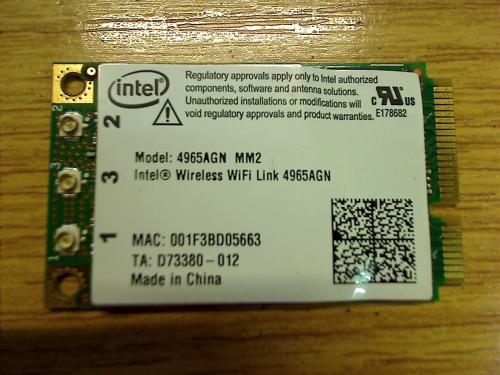 wLan Karte WiFi 4965AGN MM2 Intel Medion akoya MD96970