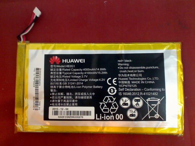 Original Akku 3.7V 4000mAh HB3G1 Huawei T1-701u