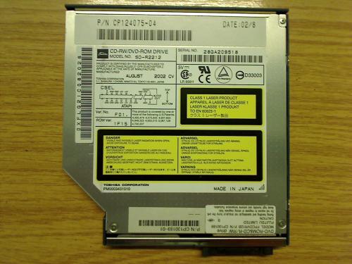 CD-RW/DVD-ROM Drive SD-R2212 Fujitsu Siemens E7010