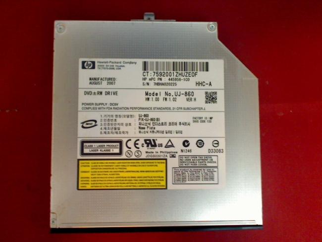 DVD Brenner UJ-860 IDE mit Blende & Halterung HP Compaq 6710b (1)