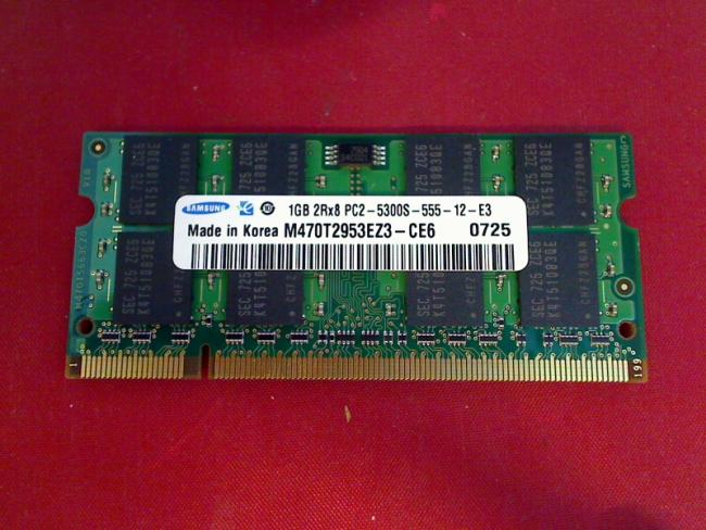 1GB DDR2 PC2-5300S Samsung SODIMM RAM Arbeitsspeicher Terra Mobile 2103 M66SE