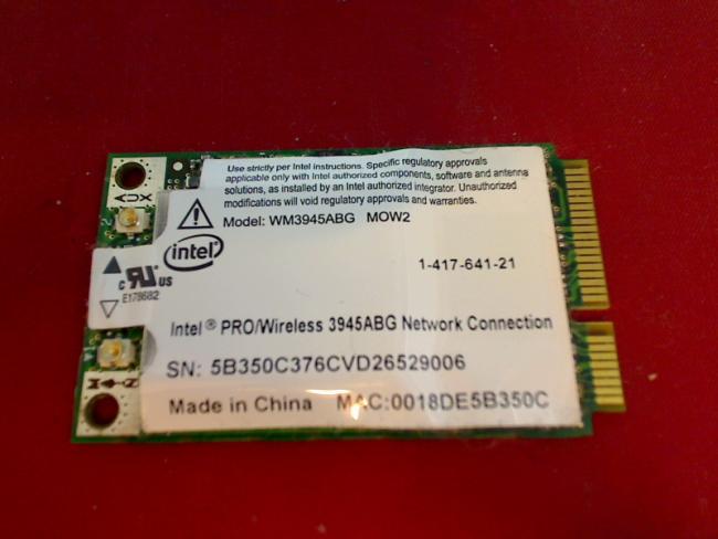 Wlan W-Lan WiFi Karte Board Modul Platine Sony VGN-FE31B PCG-7R2M