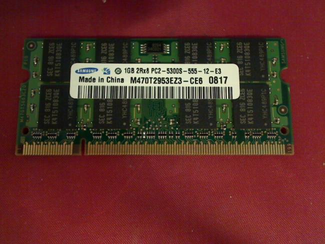 1GB DDR2 PC2-5300S Samsung SODIMM Ram Arbeitsspeicher Memory Dell D630C PP18L