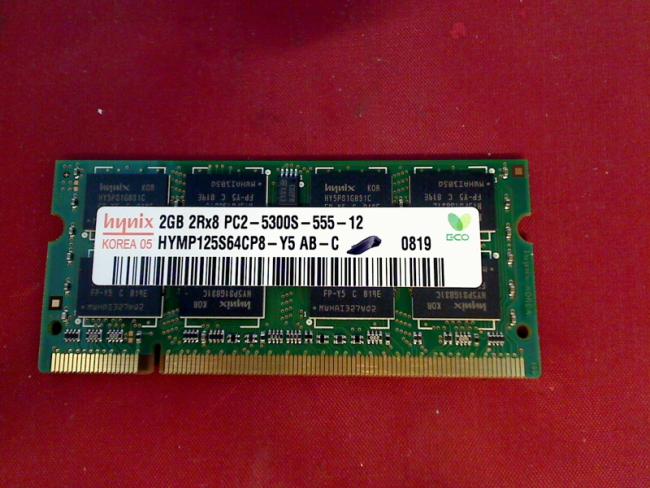 2GB DDR2 PC2-5300S Hynix SODIMM Ram Arbeitsspeicher Dell D820 PP04X