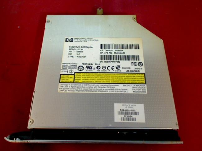 DVD Brenner SATA GT30L mit Blende & Halterung HP DV6-1199eg (1)