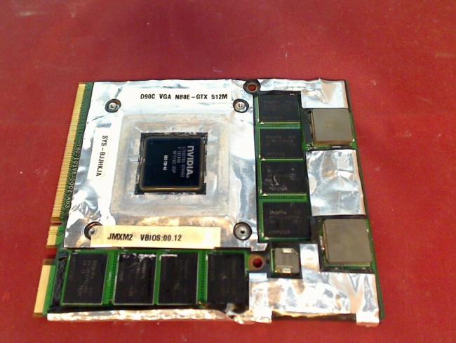 GPU Grafik Board Karte D90C NB8E-GTX 5120M NVIDIA Clevo D9C D901C (100% OK)