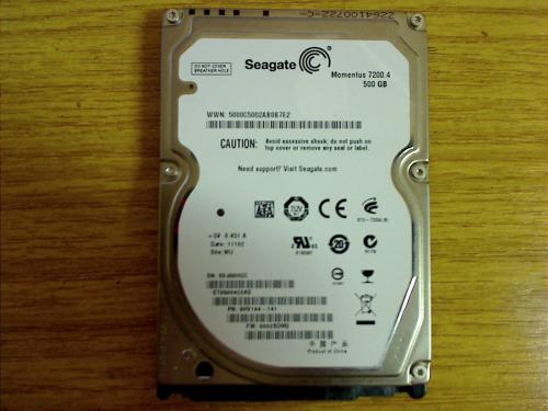 500 GB Festplatte HDD SATA 2.5" ST9500420AS -Defekt- (1)