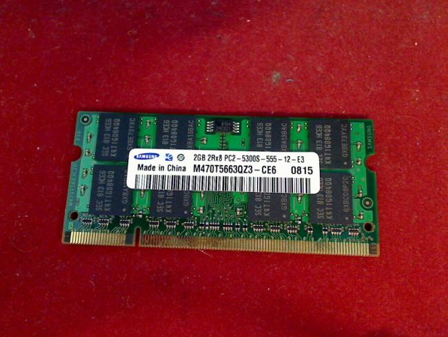 2GB DDR2 PC2-5300S Samsung SODIMM Arbeitsspeicher Memory Latitude D620