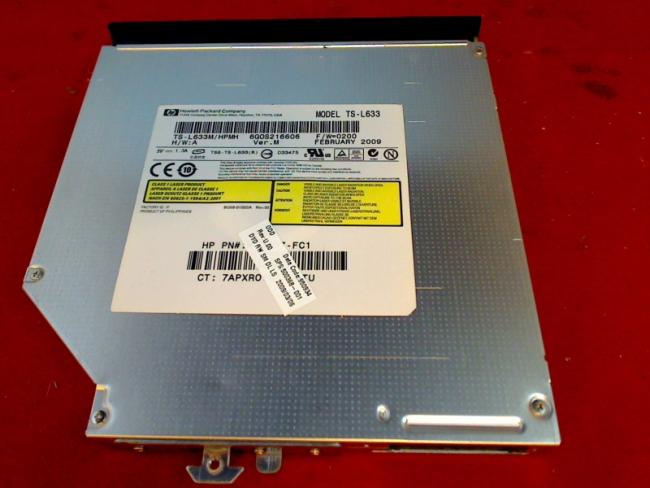 DVD Brenner SATA TS-L633 mit Blende & Halterung HP Compaq 6735b