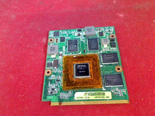 Nvidia GeForce GPU Grafik Board Karte G96-750-A1 Asus G71V (100% OK)