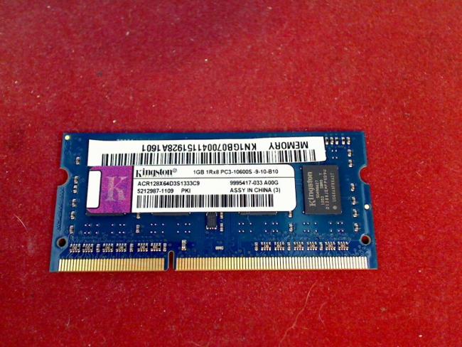 1GB DDR3 PC3-10600S Kingston SODIMM RAM Memory Acer Aspire one PAV70 D255E