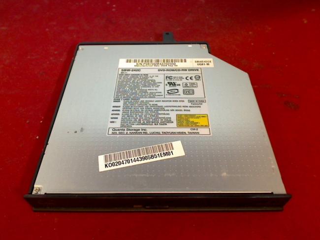 DVD-ROM/CD-RW Drive mit Blende & Halterung SBW-242C Acer TravelMate 4000 ZL1