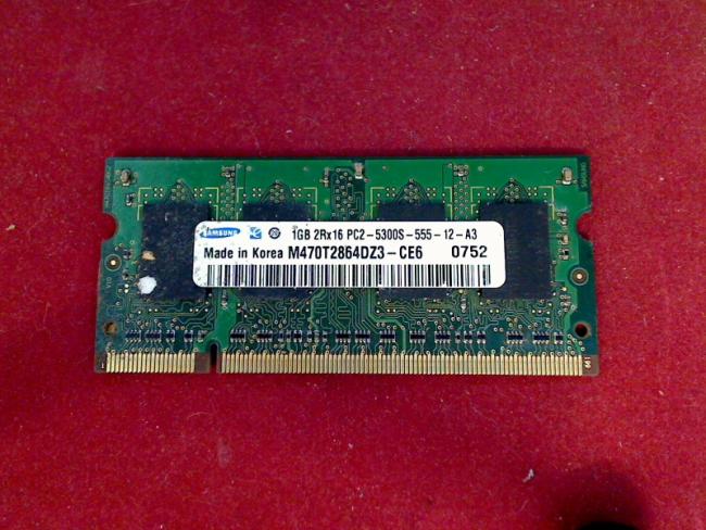 1GB DDR2 PC2-5300S Samsung SODIMM RAM Arbeitsspeicher Medion MD96500 (1)