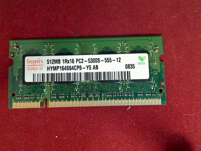 512MB DDR2 PC2-5300S Hynix SODIMM RAM Arbeitsspeicher Acer One ZG5 (2)