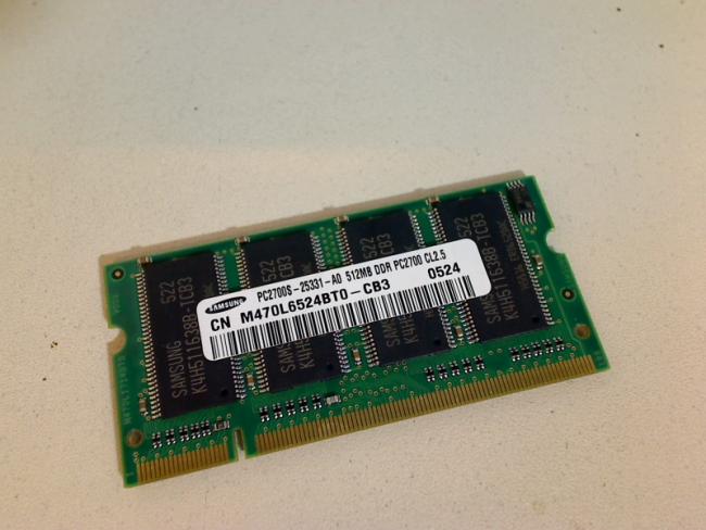 512MB DDR PC2700S Samsung SODIMM Ram Arbeitsspeicher Toshiba M50-115
