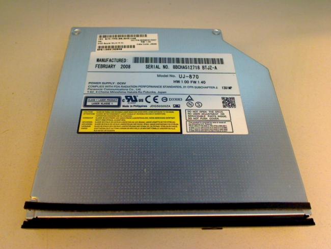 DVD Brenner UJ-870 IDE mit Blende, Halterung Toshiba Satellite L350-141