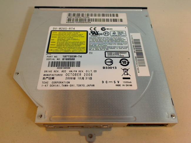 DVD Brenner Writer DV-W28S-RT4 Blende & Halterung Toshiba TECRA A10-10Z