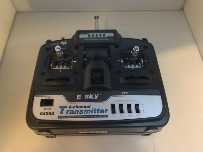 Fernsteuerung Transmitter 6 Kanal 0406A 35MHz Esky Belt-CP RTF