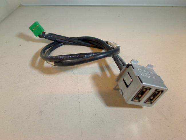 USB Port 2-Fach Panel Board with Cables Dell Studio XPS 8100