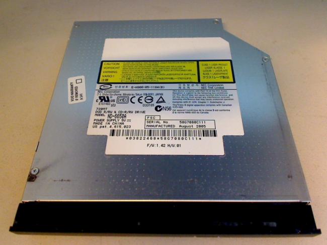 DVD Brenner Writer ND-6650A Blende & Halterung Fujitsu Amilo 1667G (2)