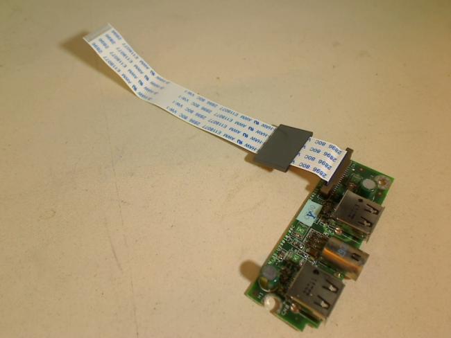 USB 2-Fach Port Board Platine Kabel Cable Gericom Silver Shadow N243S1