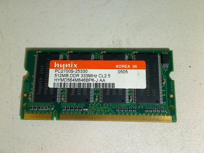 512MB DDR PC2700S Hynix SODIMM RAM Arbeitsspeicher Asus A6000 Z9200U