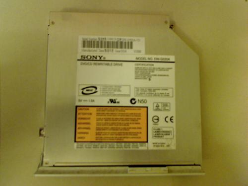 DVD Brenner Drive DW-G520A mit Blende Sony PCG-7N2M VGN-FE28B