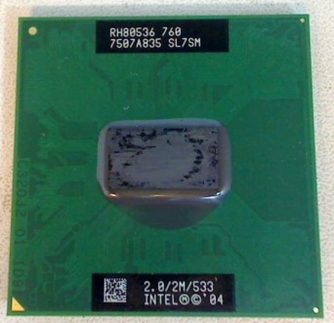 2 GHz Intel Mobile Pentium M760 SL7SM CPU Prozessor Dell Latitude D810 PP15L