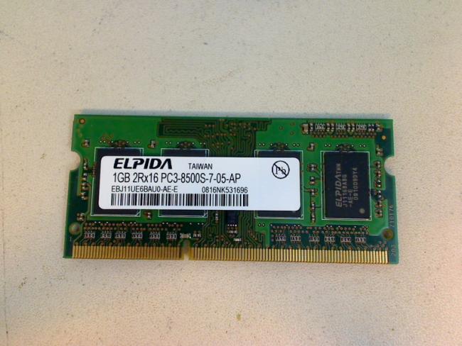 1GB DDR3 PC3-8500S ELPIDA SODIMM Ram Arbeitsspeicher MEDION Akoya S4211