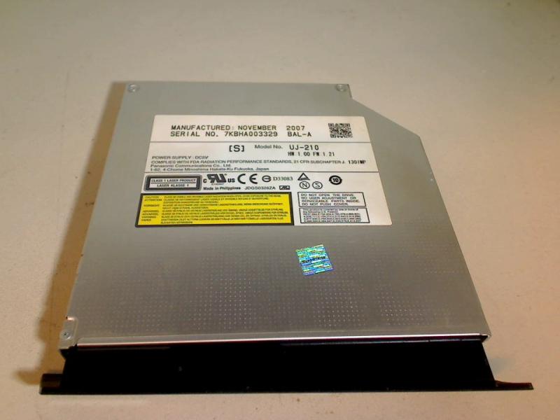 Panasonic UJ-210 Blu-Ray DVD Laufwerk & Blende Asus G70S