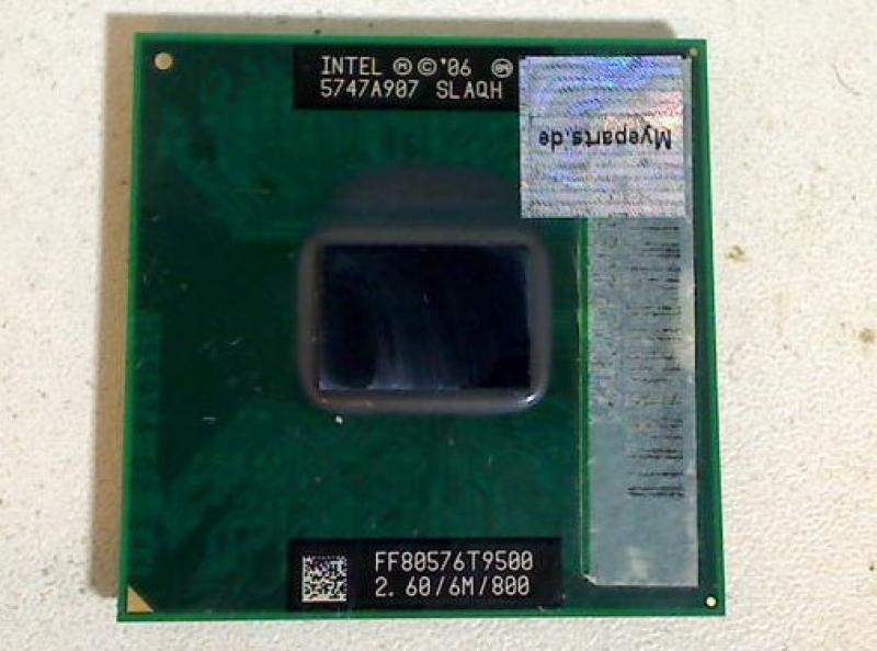 2.6 GHz Intel Core 2 Duo T9500 SLAQH CPU Prozessor Asus G70S