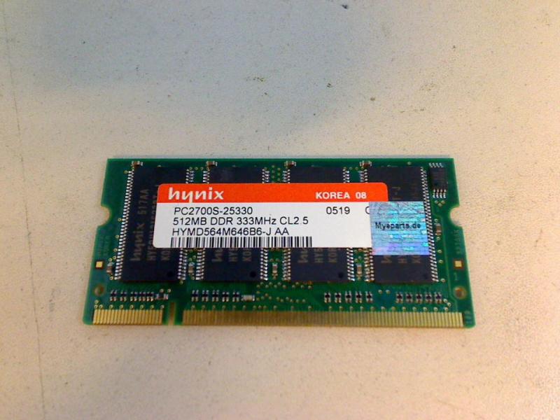 512MB DDR 333 PC2700S hynix SODIMM RAM Acer 1360 1362LM