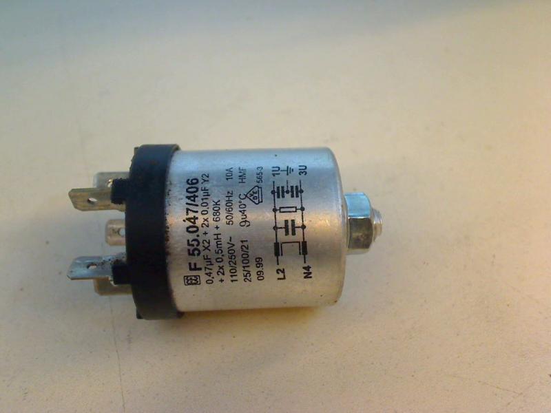 Kondensator F 55.047/406 Netzfilter Saeco SUP018MR