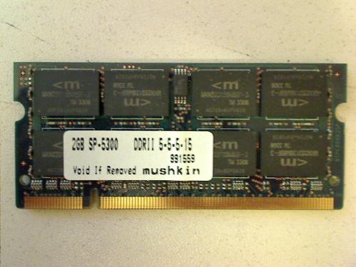2 GB Ram Arbeitsspeicher DDR2 5300 Asus Eee PC 1000H