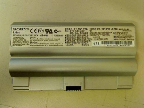 Akku 11.1V 4800mAh Sony PCG-391M VGN-FZ21M