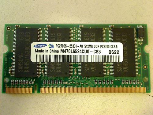 512MB DDR PC2700 M470L6524CU0 - CB3 Fujitsu Amilo A1667G