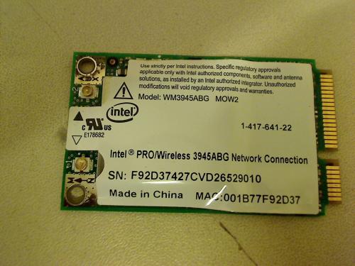 Wlan WiFi Karte Board Sony PCG-7Z1M VGN-NR11S