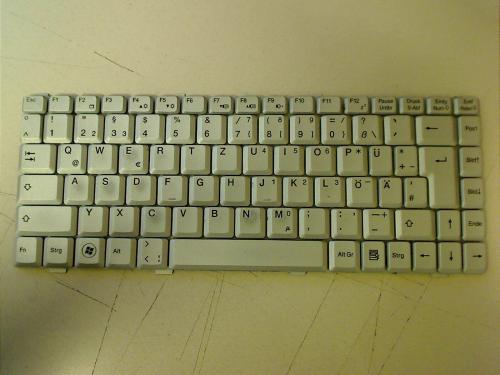 Original Tastatur Keyboard DEUTSCH Silber Medion MD96360 SAM2010