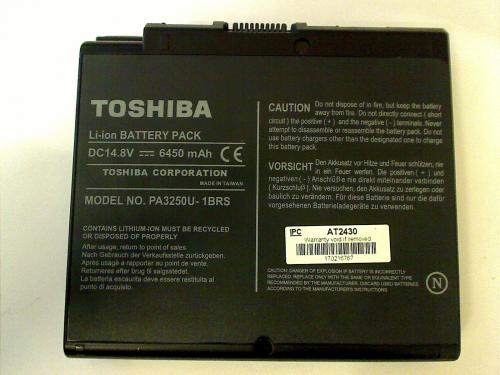 Akku 14.8V 6450 mAh Toshiba S2430-201 (Ungeprüft)