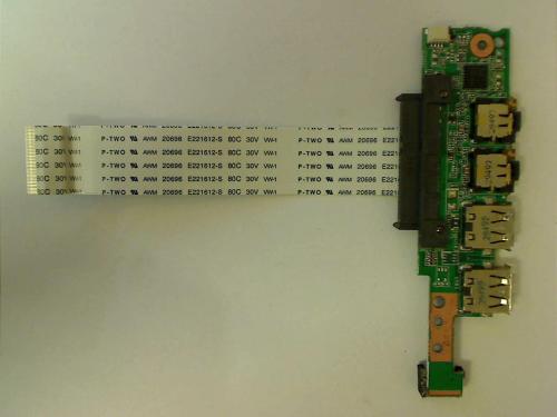 Power Switch USB Audio HDD Board Kabel Cable Asus Eee PC 1005HA
