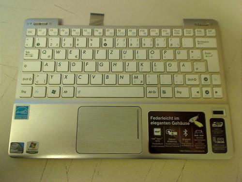 Tastatur Keyboard Deutsch Touchpad Gehäuse Oberschale Asus Eee PC 1018P